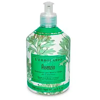 Assenzio hojas detergente manos y cuerpo edicion limitada 490 ml, L'Erbolario