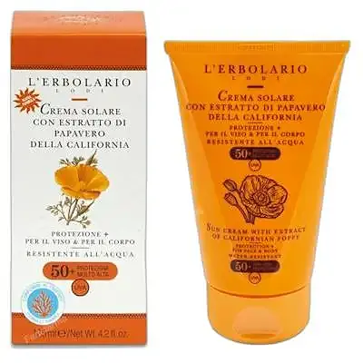 Crema solar spf 50 cuerpo amapola l erbolari 125 ml, L'erbolario