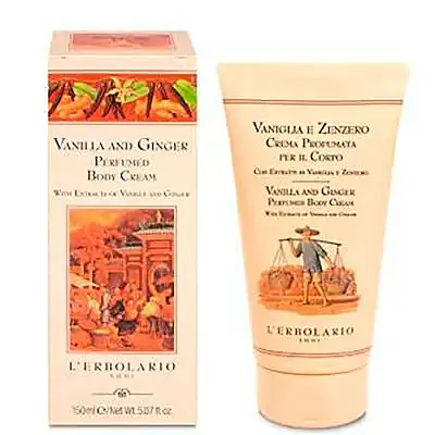Vainilla-jengibre crema cuerpo 150 ml, L'Erbolario