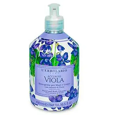 Acorde violeta hojas detergente manos y cuerpo edicion limitada 490 ml, L'Erbolario