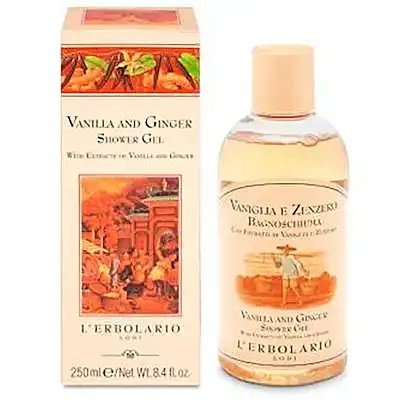 Vainilla-jengibre gel de baño 250 ml, L'Erbolario