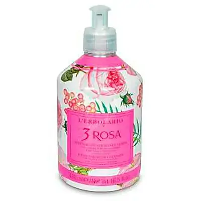 3 rosas hojas detergente manos y cuerpo edicion limitada 490 ml, L'Erbolario