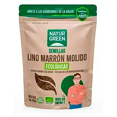 Lino marron molido naturgreen 150 g, Natur Green