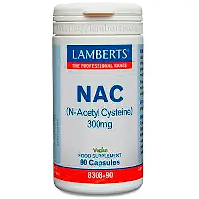 Nac 90 cápsulas, Lamberts