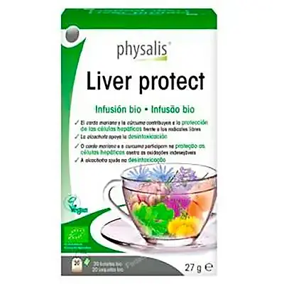 Liver protect infusión 20 filtros, Physalis