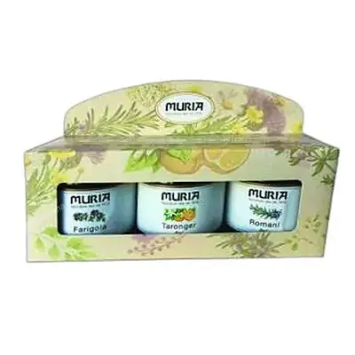 Miel del mediterraneo Romero Tomillo Naranjo 3 x 250 g, Muria