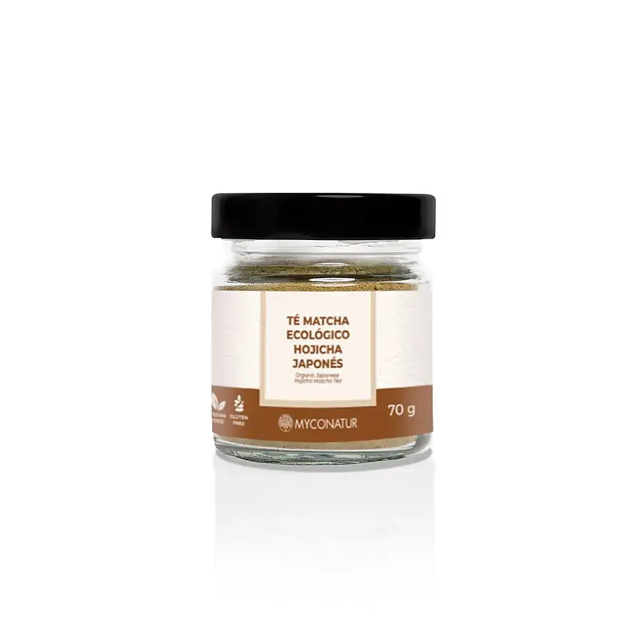 Té matcha tostado suave hojicha 70 g, Myconatur
