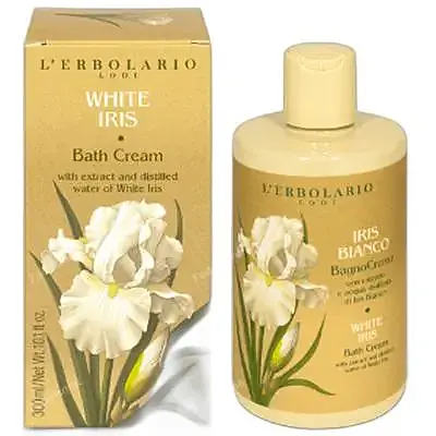 Iris blanco el de baño crema 300 ml, L'Erbolario