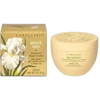 Iris blanco crema corporal perfumada 300 ml, L'Erbolario