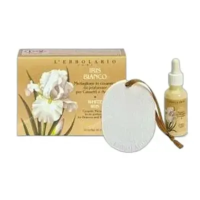 Iris blanco medallon ceramica perfumado 30 ml, L'Erbolario