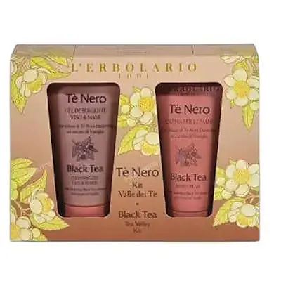 Té negro detergente manos+crema corp- manos box 270+250 ml, L'Erbolario