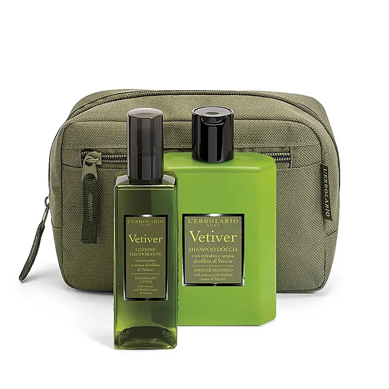 Vetiver green breeze champú+perfume 75+10 ml, L'Erbolario