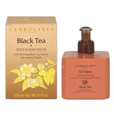 Té negro crema corporal-manos 250 ml, L'Erbolario