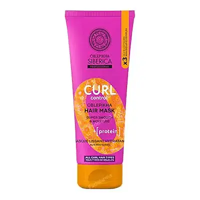 Oblepikha mascarilla capilar curl control 200 ml, Natura Siberica