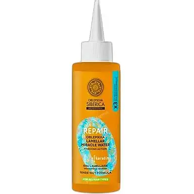 Oblepikha agua lamelar reparadora queratina 200 ml, Natura Siberica