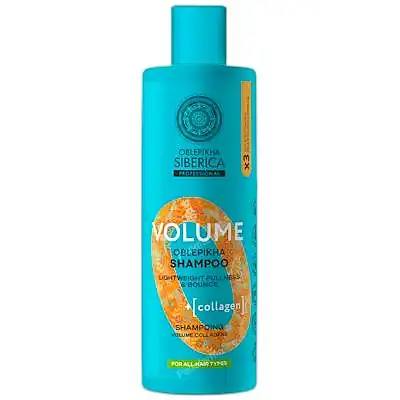 Oblepikha champú voluminizador de colágeno 400 ml, Natura Siberica