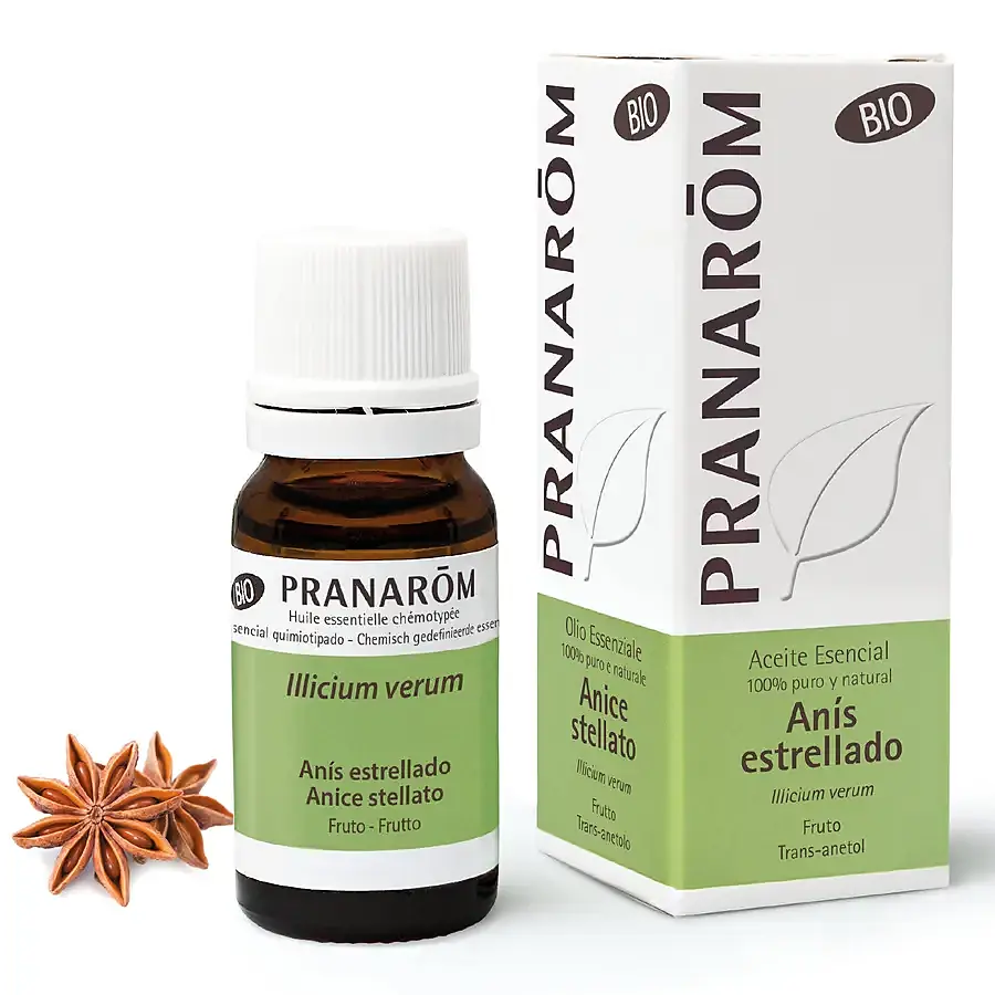 Aceite esencial de anís estrellado (fruto) BIO 10 ml, Pranarom