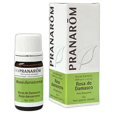 Aceite esencial de rosa de damasco (flor) 5 ml, Pranarom