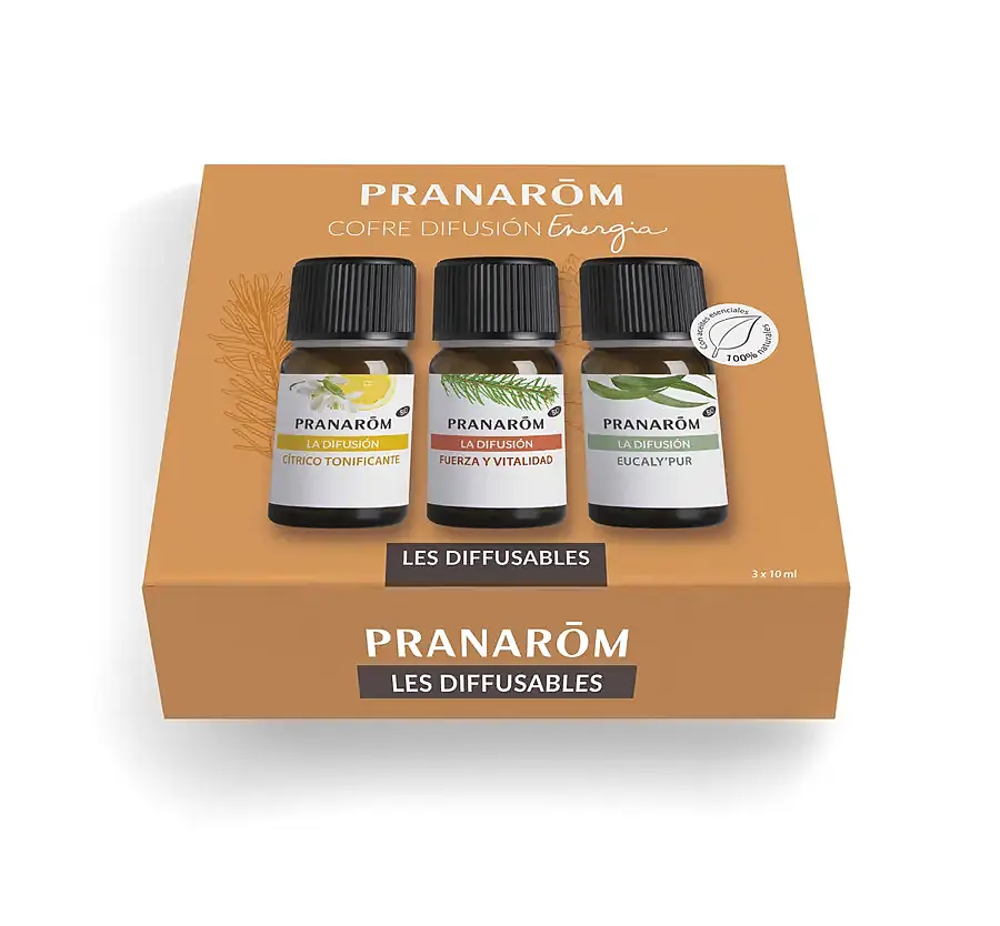 Cofre energía BIO 3 x 10 ml, Pranarom