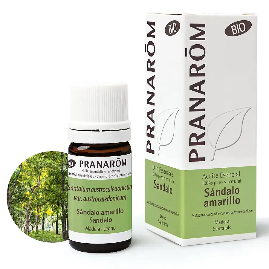 Aceite esencial de sándalo amarillo (madera) BIO 5 ml, Pranarom