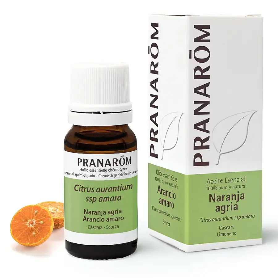 Aceite esencial de naranja agria cascara 10 ml, Pranarom