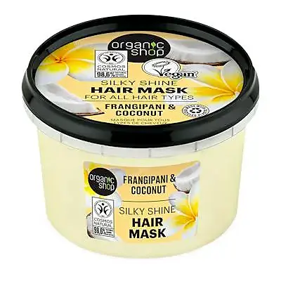 Mascarilla franchipan-coco todo tipo cabello 280 ml, Organic Shop