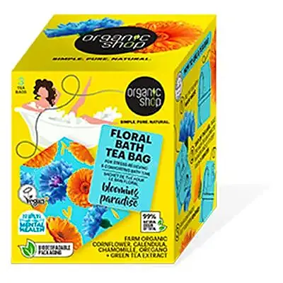 Bolsitas té baño flores blooming 3 x 50 g, Organic Shop