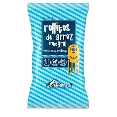 Rollitos arroz integral con crema de cacao 3 uds., Soria Natural