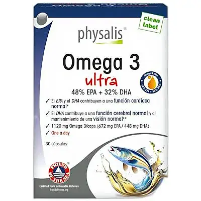 Omega ultra 30 cápsulas, Physalis