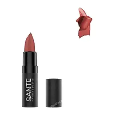 Pintalabios mate 04 sheer rosewood, Sante Naturkosmetik