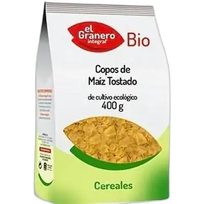 Copos maiz tostados 400 g, El Granero