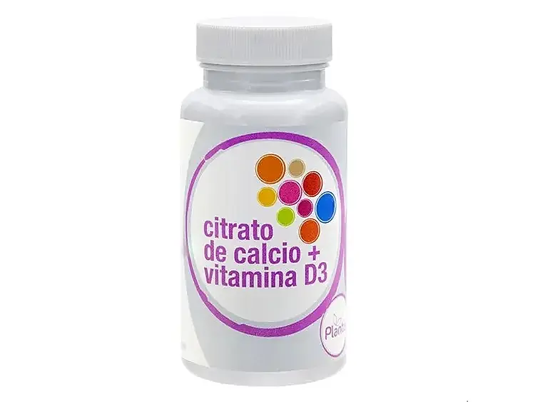 Citrato calcio + vit D3 60 comprimidos, Plantis