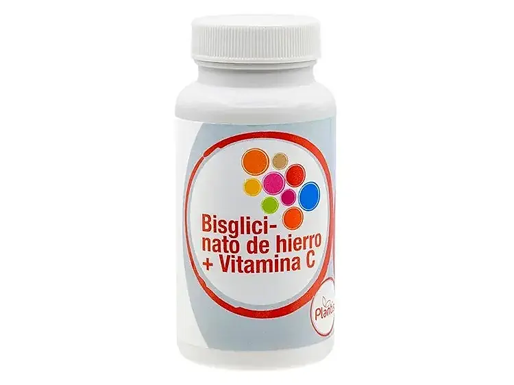 Bisglicinato hierro + vit C 60 cápsulas, Plantis