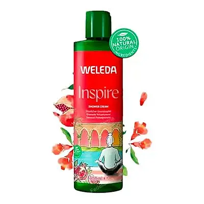 Gel ducha cremoso granada inspire 400 ml, Weleda