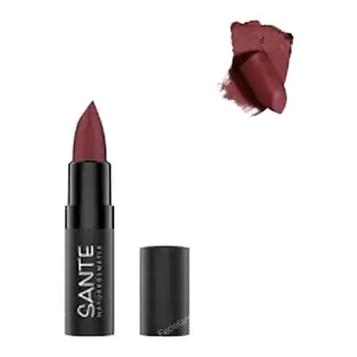 Pintalabios mate 08 vibrant plum, Sante Naturkosmetik