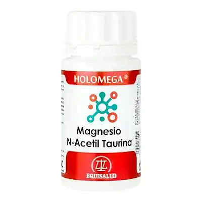 Holomega magnesio n-acetil taurina 730 mg 50 cápsulas, Equisalud