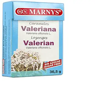 Caramelos valeriana sin azúcar, Marnys