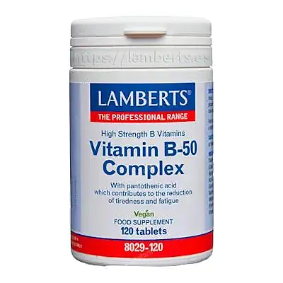 Complejo B-50 120 comprimidos, Lamberts