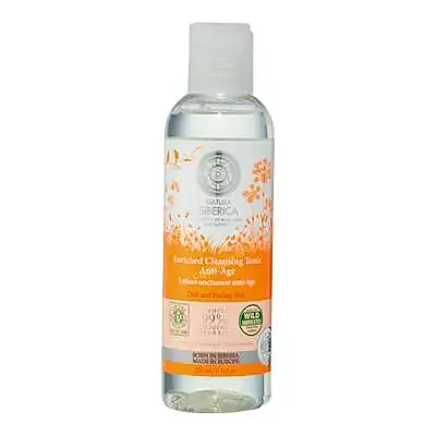 Tónico limpiador enriquecido anti-age, para piel cansada y apagada 200 ml, Natura Siberica