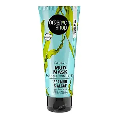Mascarilla facial de barro, profundidad del mar 75 ml, Organic Shop