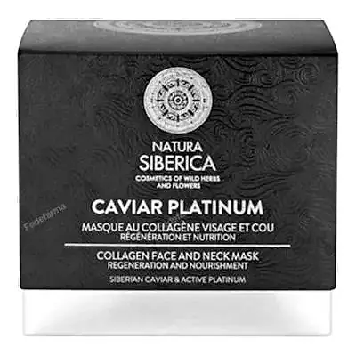 Caviar platinum mascarilla de colágeno para rostro y cuello 50 ml, Natura Siberica