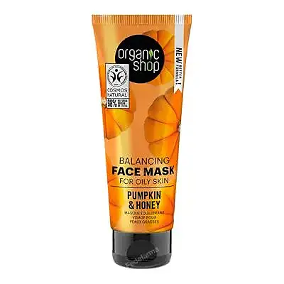 Mascarilla facial piel grasa aceite calabaza 75 ml, Organic Shop