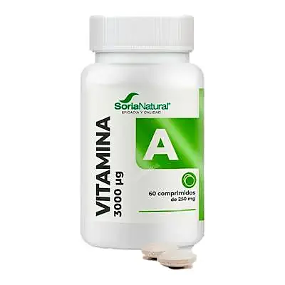 Vitamina a 250 mg 60 comprimidos, Soria Natural