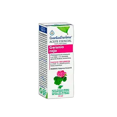 Aceite esencial de geranio rosat de bourbon 30 ml, Esential Aroms