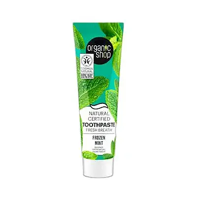 Os menta pasta de dientes natural certificada aliento fresco 100 g, Organic Shop