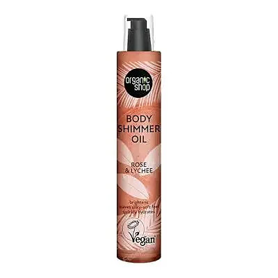 Aceite body shimmer rosa y lichi 100 ml, Organic Shop