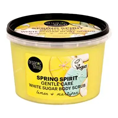 Exfoliante corporal suave de azúcar spring spirit 250 ml, Organic Shop