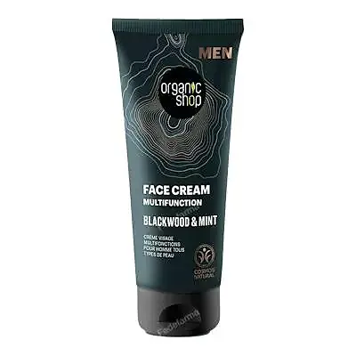 Crema facial multifuncion corteza de roble y menta 75 ml, Organic Shop