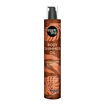 Aceite body shimmer chocolate y mango 100 ml, Organic Shop