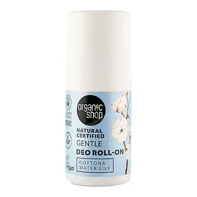 Desodorante roll-on algodón y nenufar 50 ml, Organic Shop